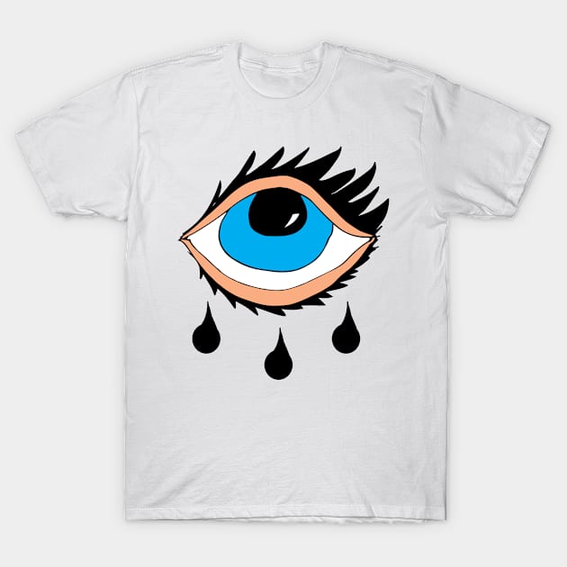 Blue Eyes Black Tears T-Shirt by livania